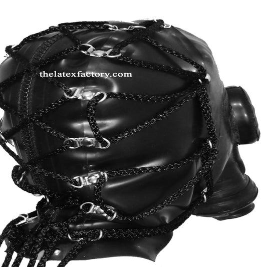 tie back russian gas mask with eye caps