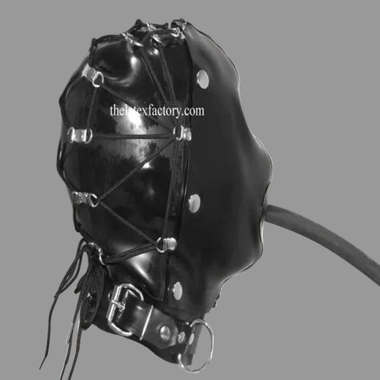 Bondage Tie Back Hood Air Pipe