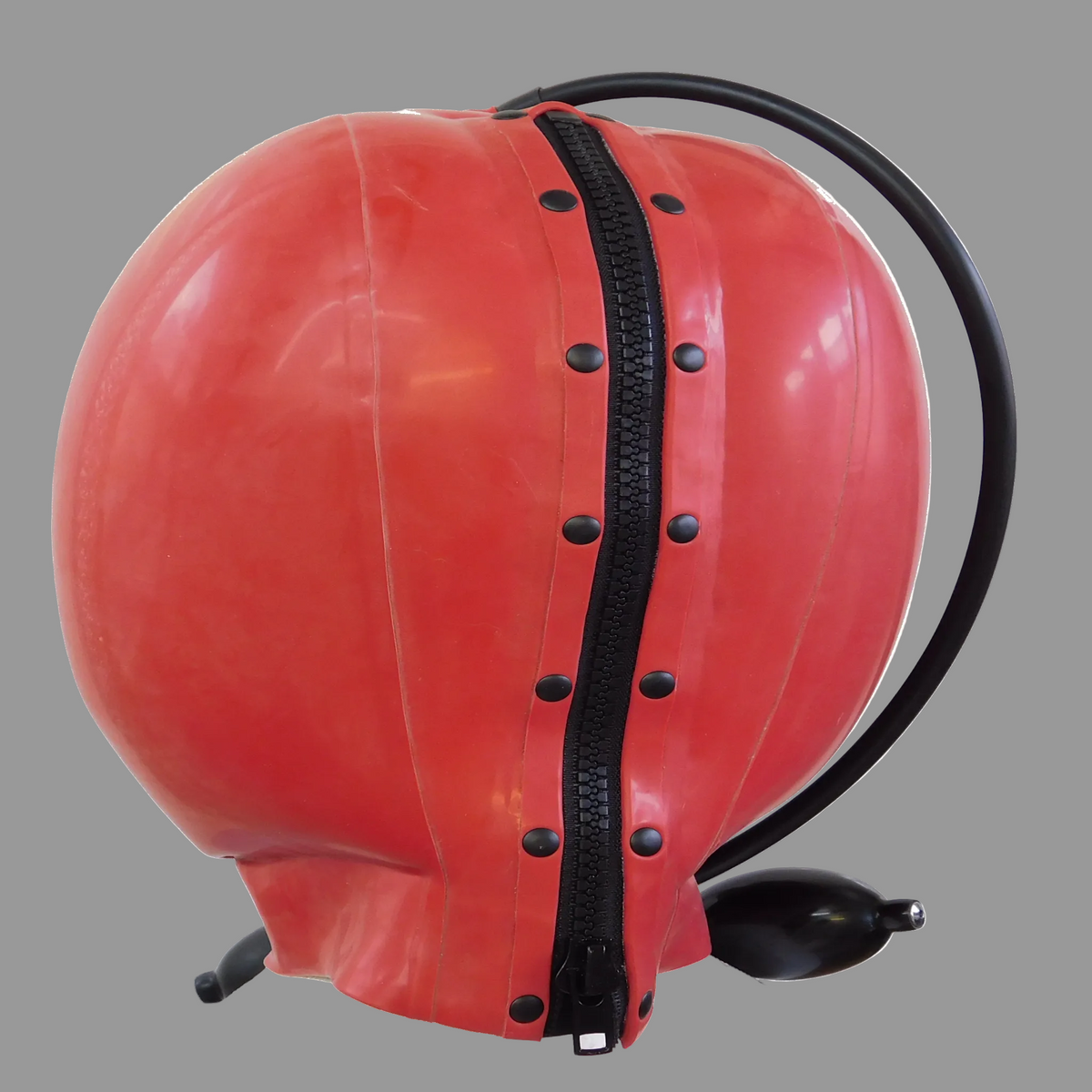 Inflatable Red Hood Back Veiw