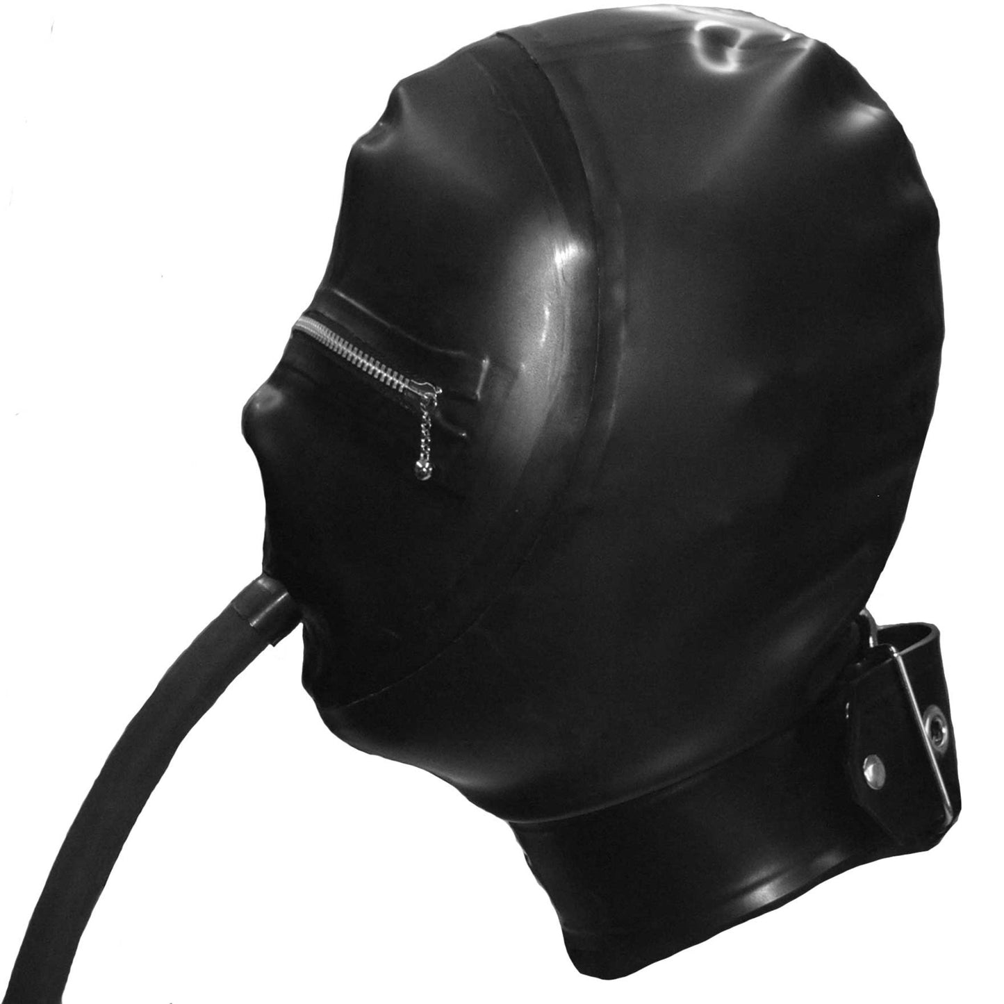 zipped eyes with air pipe and neck belt