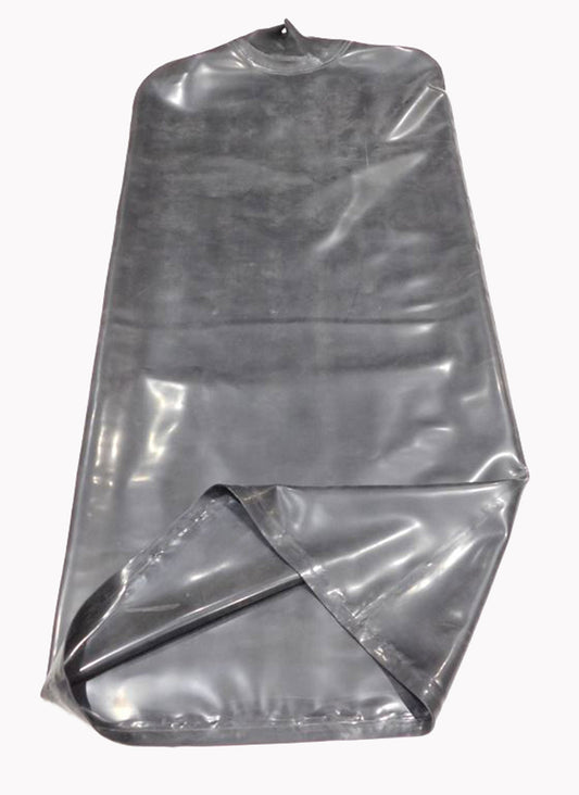 inflatable boy bag in heavy latex rubber pull over