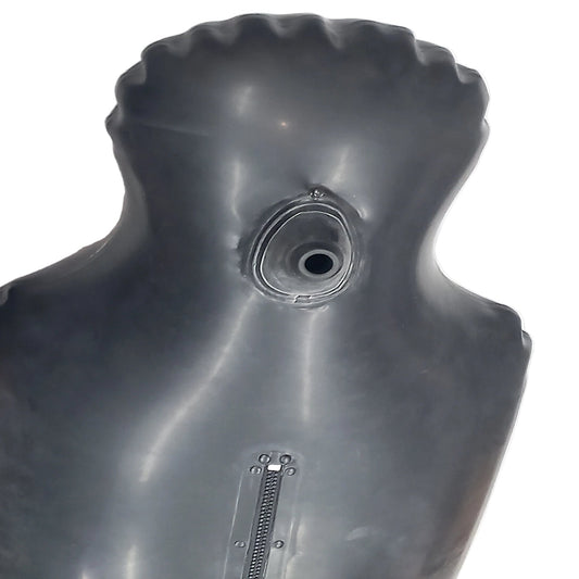 Solo inflatable body bag
Thick latex with medical mask