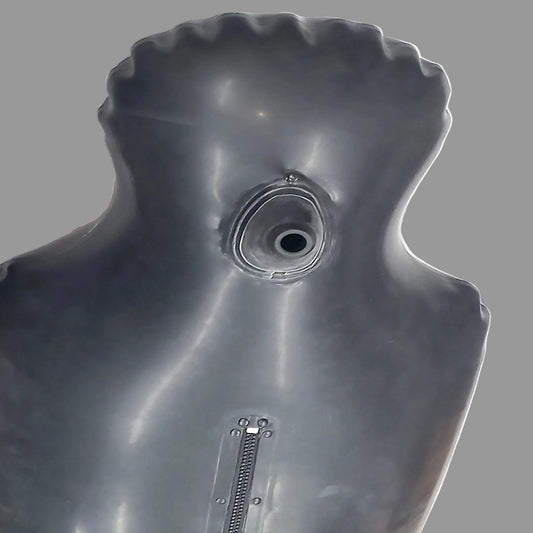Solo inflatable body bag
Thick latex with medical mask