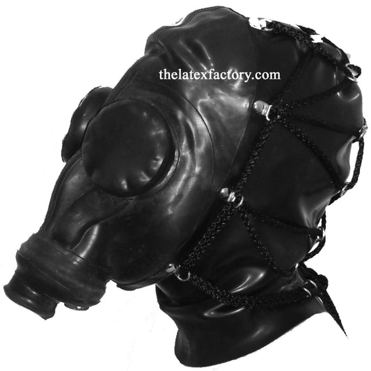 russia tie back gas mask
