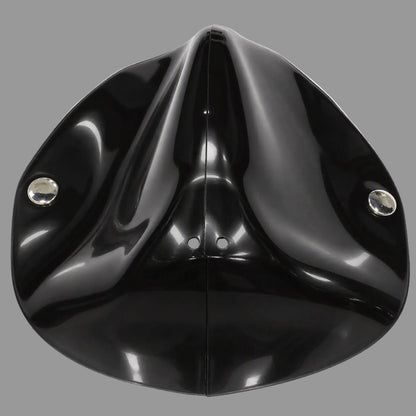 Premium Modular Latex Hood with Removable Face Panel - Handmade in the UK - 1.00mm Latex
