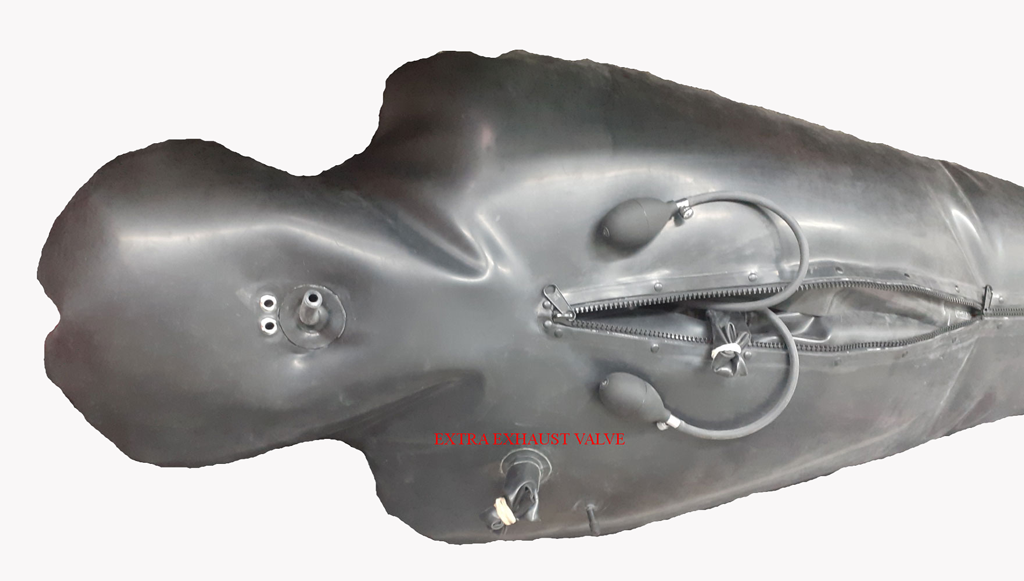Made To Measure Solo Inflatable Latex Bag with External Exhaust & Valve