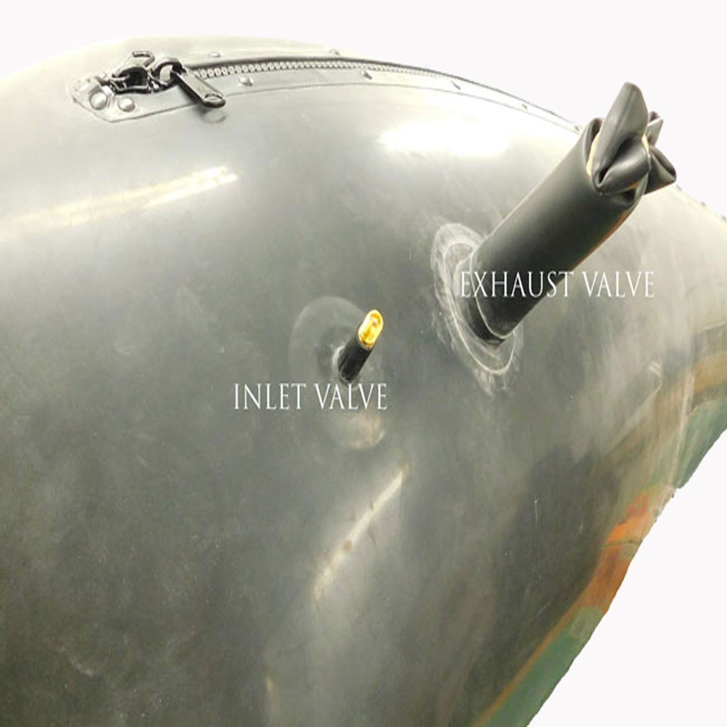 Made To Measure Solo Inflatable Latex Bag with External Exhaust & Valve