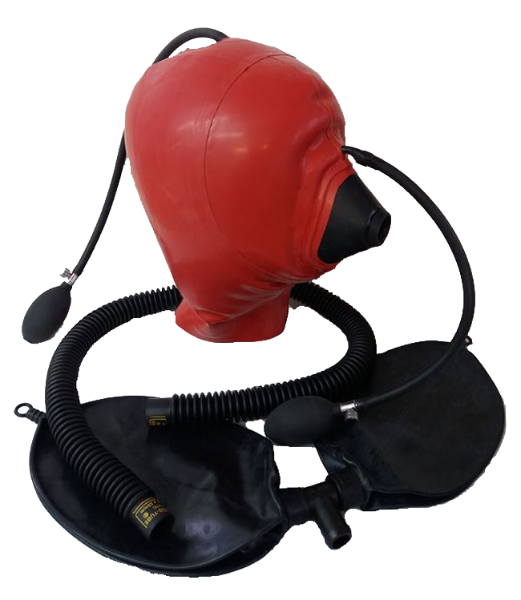 Inflatable Latex Medical Mask Hood