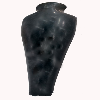 Heavy Weight Pull Over Solo Inflatable Latex Body Bag with Medical Mask